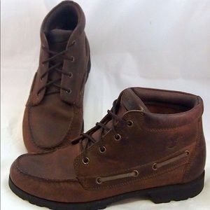 Women’s Timberland lace up hiking shoes/boots.